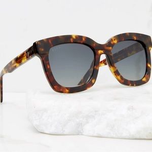 Diff Sunglasses Carson Amber Tortoise